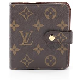 Louis Vuitton-Louis Vuitton Monogram Bi-fold Wallet-Brown,Monogram