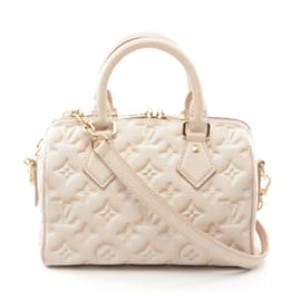 Louis Vuitton-Louis Vuitton Speedy Bandouliere 20 Handbag-Beige,Monogram