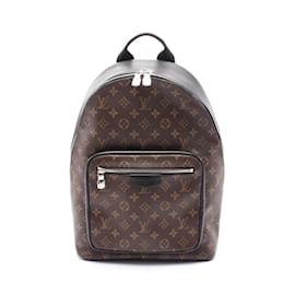 Louis Vuitton-Louis Vuitton Josh NV Monogram Macassar Rucksack-Brown,Black