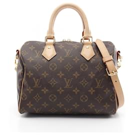 Louis Vuitton-Louis Vuitton Speedy Bandouliere 25 Monogram Handbag-Brown,Monogram