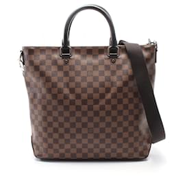 Louis Vuitton-Louis Vuitton Jake Damier Ebene Tote Bag-Brown