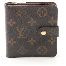 Louis Vuitton-Louis Vuitton Monogram Bi-fold Wallet-Brown,Monogram
