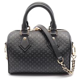 Louis Vuitton-Louis Vuitton Speedy Bandouliere 25 Handbag-Black