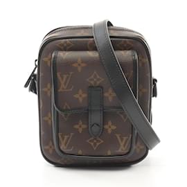 Louis Vuitton-Louis Vuitton Christopher Wearable Wallet Shoulder Bag-Brown,Black