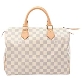 Louis Vuitton-Louis Vuitton Speedy 30 Handbag-White