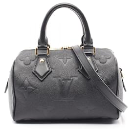 Louis Vuitton-Louis Vuitton Speedy Bandouliere 20 Handbag-Black,Monogram