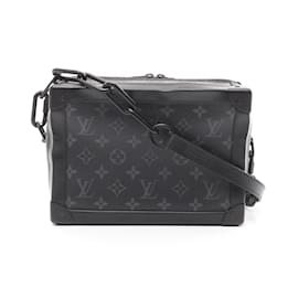 Louis Vuitton-Louis Vuitton Soft Trunk Shoulder Bag-Black,Monogram