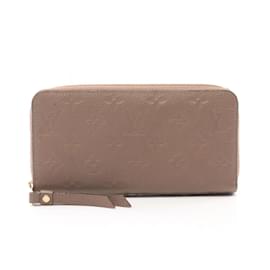 Louis Vuitton-Louis Vuitton Zippy Wallet-Beige,Grey