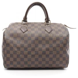 Louis Vuitton-Louis Vuitton Speedy 30 Handbag-Brown,Damier ebene