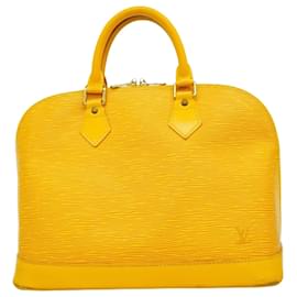 Louis Vuitton-Louis Vuitton Epi Alma Handbag in Jaune-Yellow