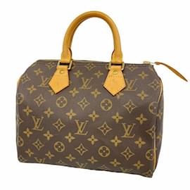 Louis Vuitton-Louis Vuitton Monogram Speedy 25 Handbag-Brown
