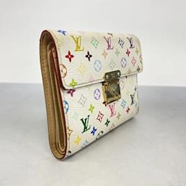 Louis Vuitton-Louis Vuitton Monogram Multicolor Wallet-White