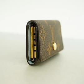 Louis Vuitton-Louis Vuitton Monogram Multicle 4 Key Case-Brown,Blue