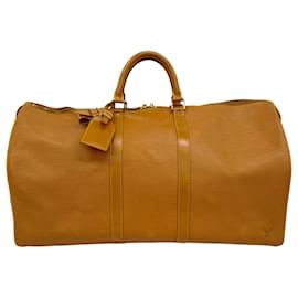 Louis Vuitton-Louis Vuitton Epi Keepall 55 Boston Bag-Golden
