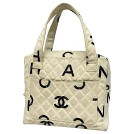 Chanel-Chanel White Handbag-White