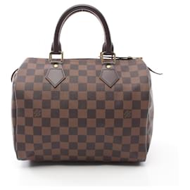 Louis Vuitton-Louis Vuitton Speedy 25 Handbag-Brown,Damier ebene