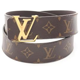 Louis Vuitton-Louis Vuitton Santur LV Initial Monogram Belt-Brown