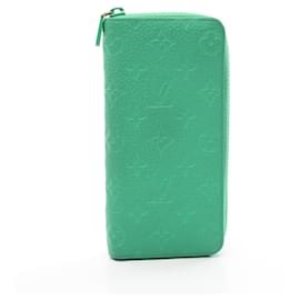 Louis Vuitton-Louis Vuitton Green Taurillon Leather Long Wallet-Green