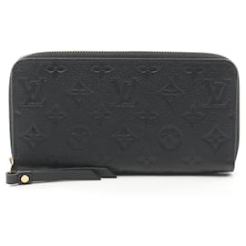 Louis Vuitton-Louis Vuitton Monogram Empreinte Long Bill Wallet-Black