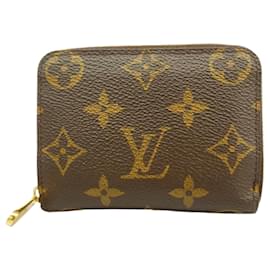 Louis Vuitton-Louis Vuitton Monogram Zippy Coin Purse-Brown