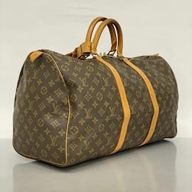 Louis Vuitton-Louis Vuitton Monogram Keepall 50 Boston Bag-Brown