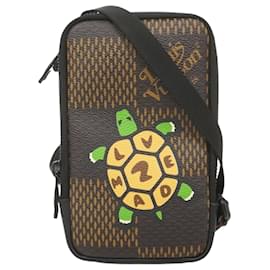 Louis Vuitton-Louis Vuitton Damier Giant Double Phone Pouch-Damier ebene