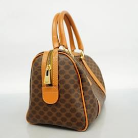 Céline-Celine Macadam Brown Handbag-Brown
