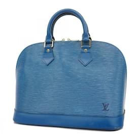 Louis Vuitton-Louis Vuitton Epi Alma Handbag in Toledo Blue-Blue