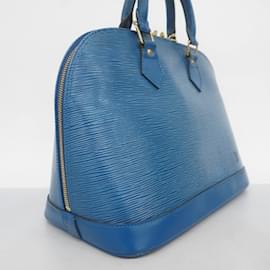 Louis Vuitton-Louis Vuitton Epi Alma Handbag in Toledo Blue-Blue