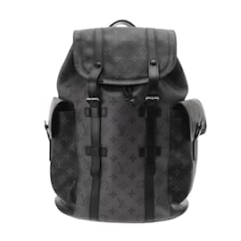 Louis Vuitton-Louis Vuitton Monogram Eclipse Christopher PM Backpack-Black