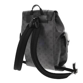 Louis Vuitton-Louis Vuitton Monogram Eclipse Christopher PM Backpack-Black