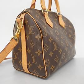 Louis Vuitton-Louis Vuitton Monogram Speedy Bandouliere 25 Handbag-Brown
