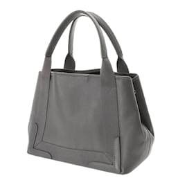 Balenciaga-Sac à main Balenciaga Cabas S gris marine-Marron