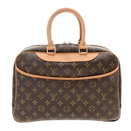 Louis Vuitton-Louis Vuitton Monogram Deauville Handbag-Brown