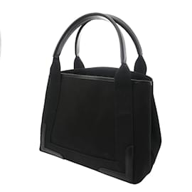 Balenciaga-Sac à main Balenciaga Navy Cabas S Noir-Noir