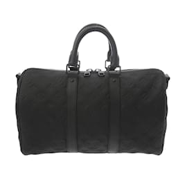 Louis Vuitton-Louis Vuitton Monogram Keepall Bandouliere 35 Noir-Black,Monogram