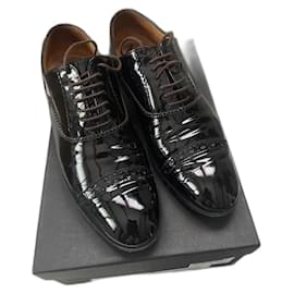 Marc by Marc Jacobs-Chaussures en cuir verni-Noir
