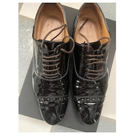 Marc by Marc Jacobs-Chaussures en cuir verni-Noir