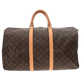 Louis Vuitton-Louis Vuitton Monogram Keepall Bandouliere 50-Brown