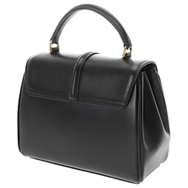 Céline-Celine Mini 16 Seize Black Handbag-Black
