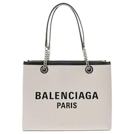 Balenciaga-Sac à dos Duty Free Medium de Balenciaga-Noir,Blanc