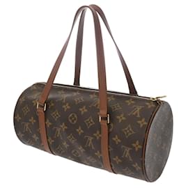 Louis Vuitton-Louis Vuitton Monogram Papillon GM Handbag-Brown