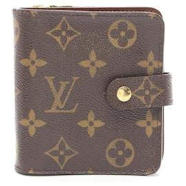 Louis Vuitton-Louis Vuitton Monogram Bi-fold Wallet-Brown,Monogram