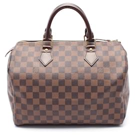 Louis Vuitton-Louis Vuitton Speedy 25 Damier Ebene Handbag-Brown