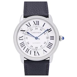 Cartier-Cartier Ronde Solo XL Automatic Wristwatch-Black,Silvery