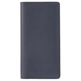Louis Vuitton-Louis Vuitton Portefeuille Brazza Long Wallet-Blue