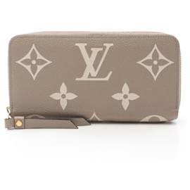 Louis Vuitton-Louis Vuitton Long Bill Wallet-Beige,Cream