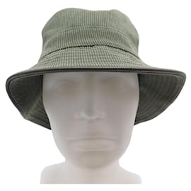 Hermès-NEW HERMES GREEN VELVET BOB HAT SIZE 56-Green