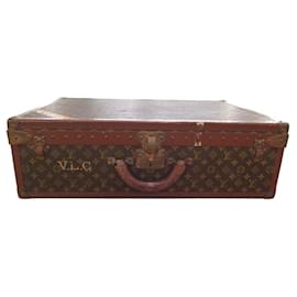 Louis Vuitton-VINTAGE LOUIS VUITTON ALZER 70 CM MONOGRAM M21226 SUITCASE-Brown