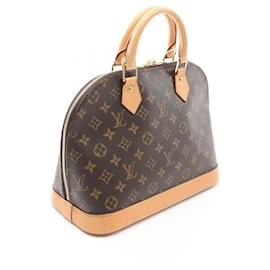 Louis Vuitton-Louis Vuitton Alma Handbag Monogram Brown-Brown
